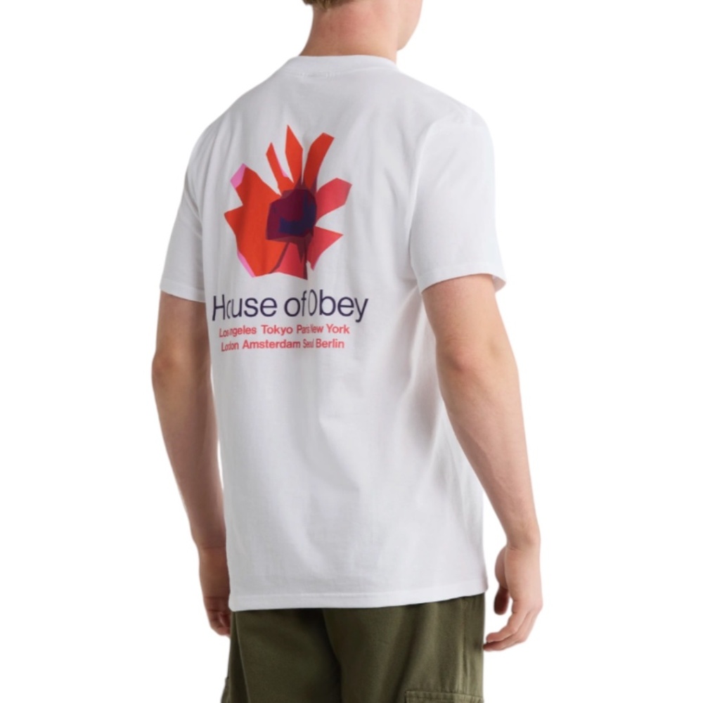 Obey,‎ NWT House Of Obey Floral Classic Tee